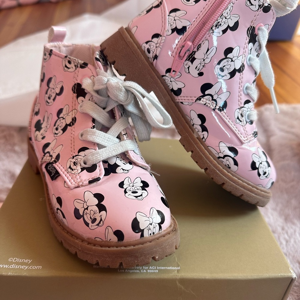 Nordstrom Minnie Mouse Pink Kids Boots